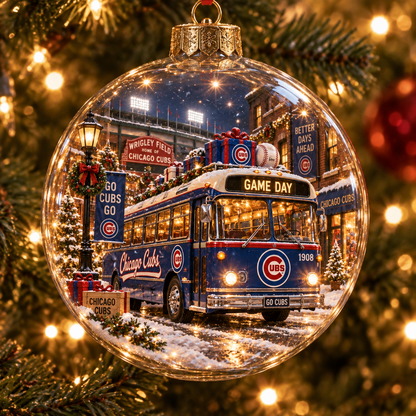⚾ Fly the W Light-Up Baseball Christmas Ornament | 8 Styles – 3