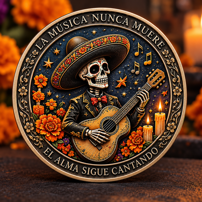 💀🌼 Day of the Dead Commemorative Coin Collection – Collectible Tribute Edition ✨