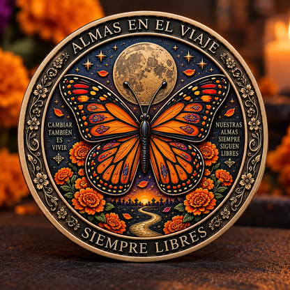💀🌼 Day of the Dead Commemorative Coin Collection – Collectible Tribute Edition ✨