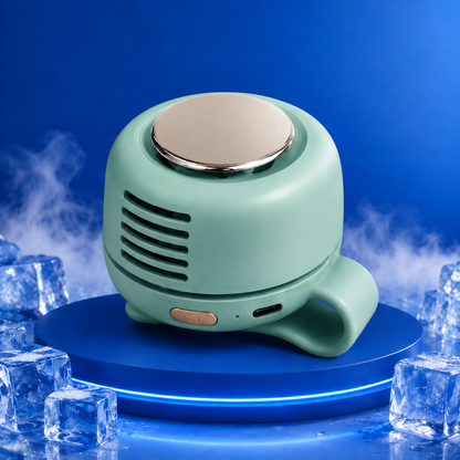 🌬️ Portable Bladeless Clip Fan – USB Rechargeable, 3-Speed Personal Cooling Fan ✨