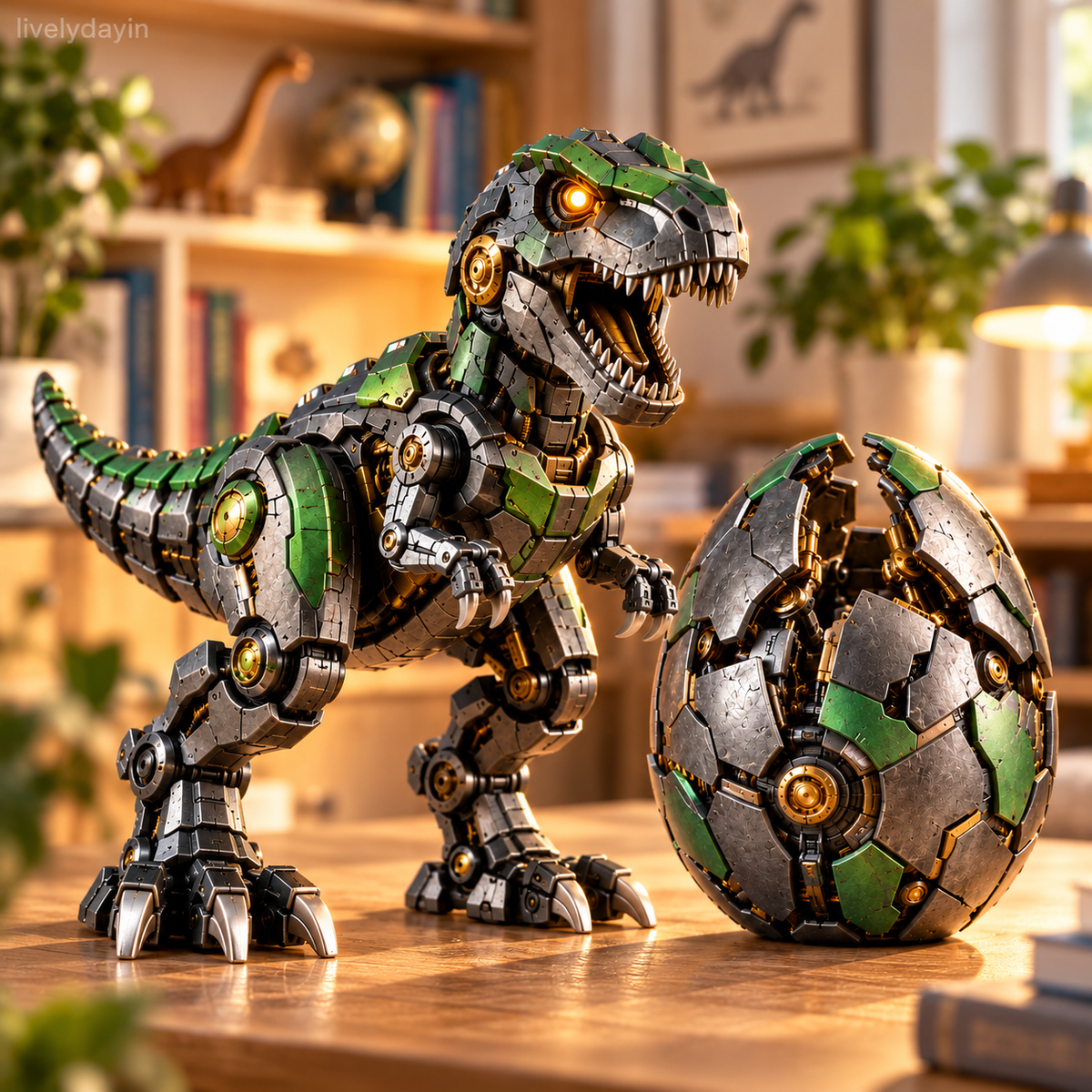 🦖 🥚🔥 Mechanical T-Rex Egg – From Mysterious Egg to Mighty Robotic Dinosaur!⚙️✨