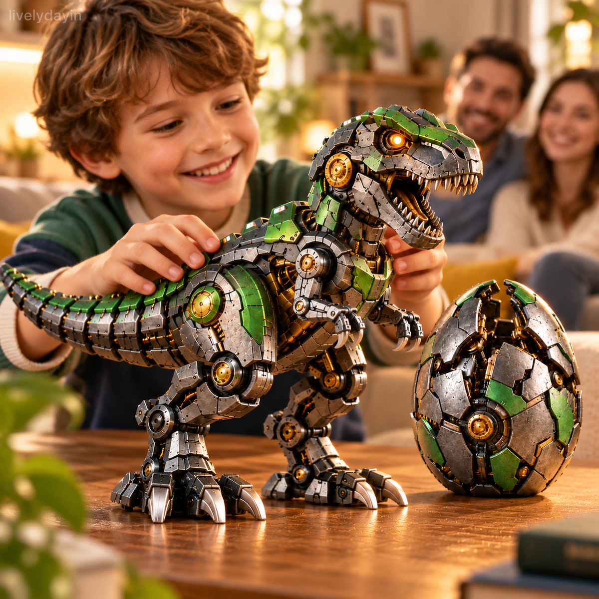 🦖 🥚🔥 Mechanical T-Rex Egg – From Mysterious Egg to Mighty Robotic Dinosaur!⚙️✨