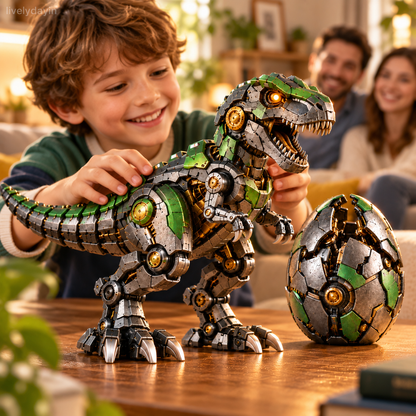 🦖 🥚🔥 Mechanical T-Rex Egg – From Mysterious Egg to Mighty Robotic Dinosaur!⚙️✨