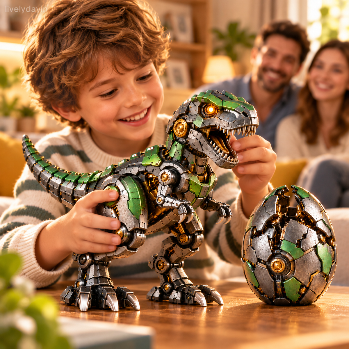 🦖 🥚🔥 Mechanical T-Rex Egg – From Mysterious Egg to Mighty Robotic Dinosaur!⚙️✨