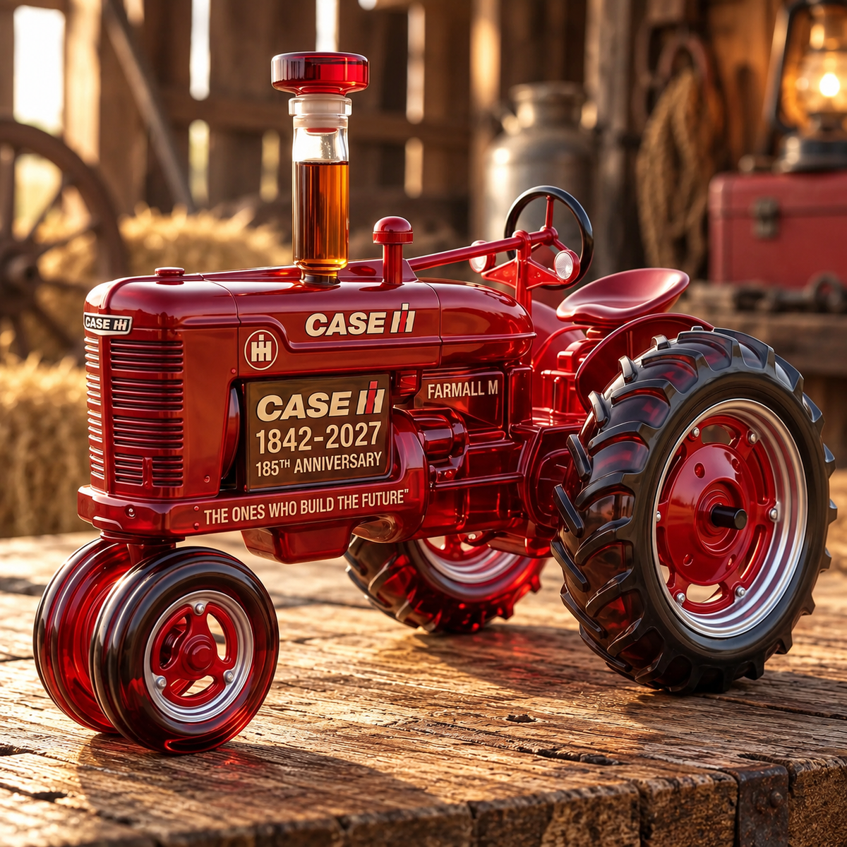 Case IH 185th Anniversary Whiskey Bottle
