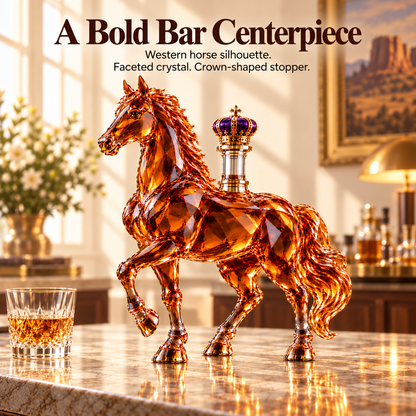 👑 Wild Horse Reserve Whiskey Bottle
