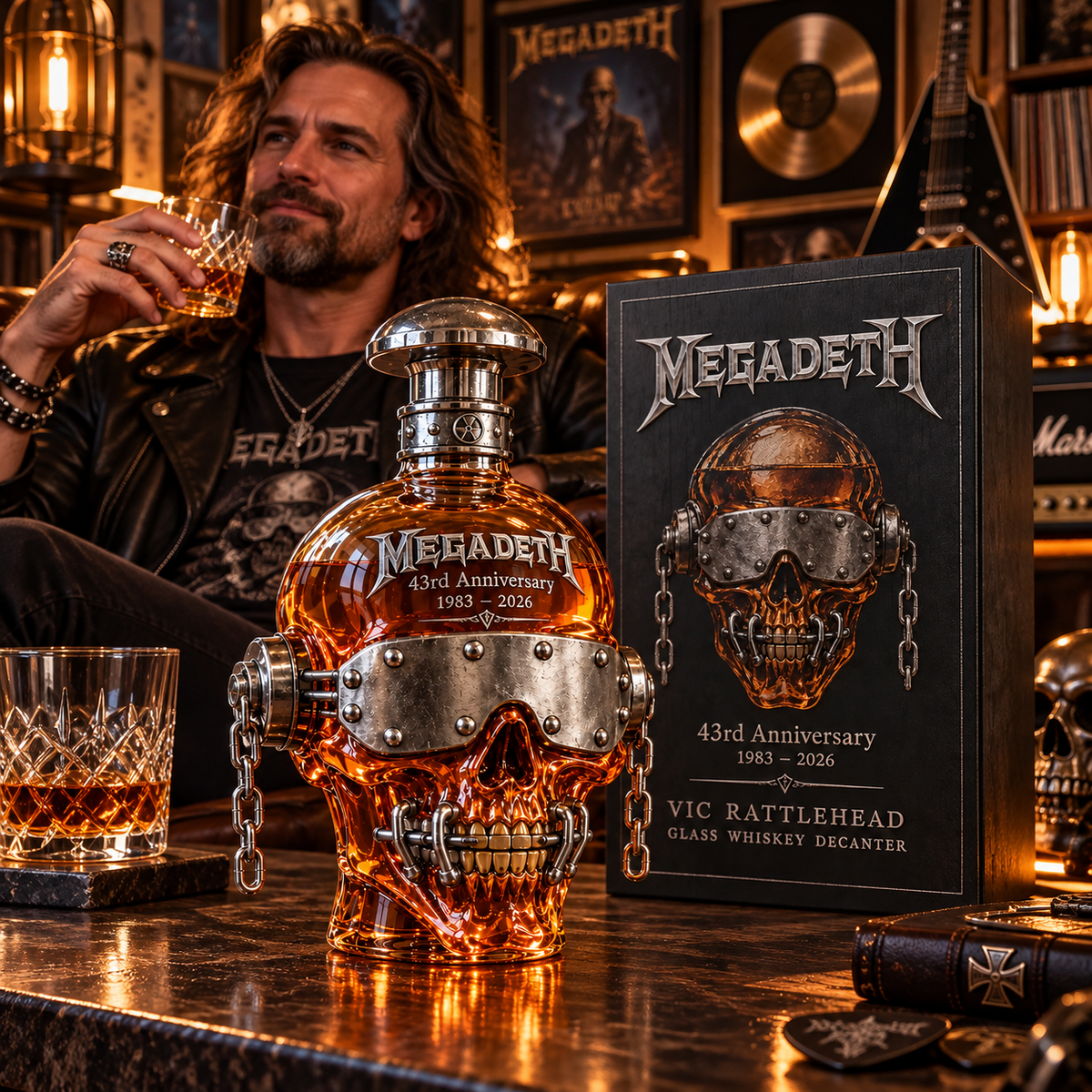 Vic 43rd Anniversary Whiskey Decanter