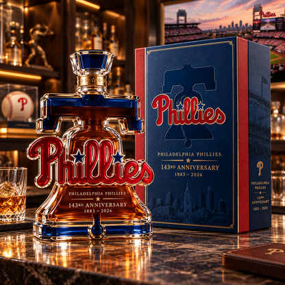 The Phils 143rd Anniversary Whiskey Bottle