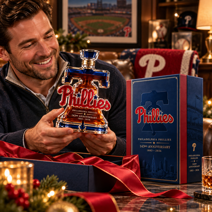 The Phils 143rd Anniversary Whiskey Bottle