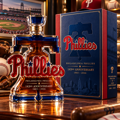 The Phils 143rd Anniversary Whiskey Bottle