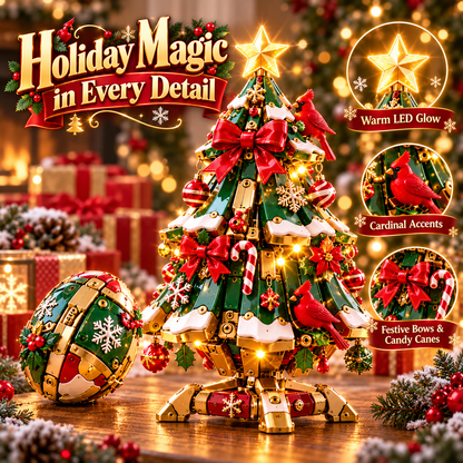 🥚🎄 Magical Egg-to-Christmas Tree Transforming Toy – Cardinal Christmas Surprise Gift 🎁