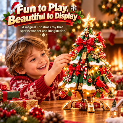 🥚🎄 Magical Egg-to-Christmas Tree Transforming Toy – Cardinal Christmas Surprise Gift 🎁