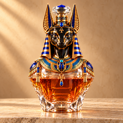 🐺Anubis: Guardian of Eternity Whiskey Decanter – Ancient Egyptian Jackal God Collectible Bottle🏺