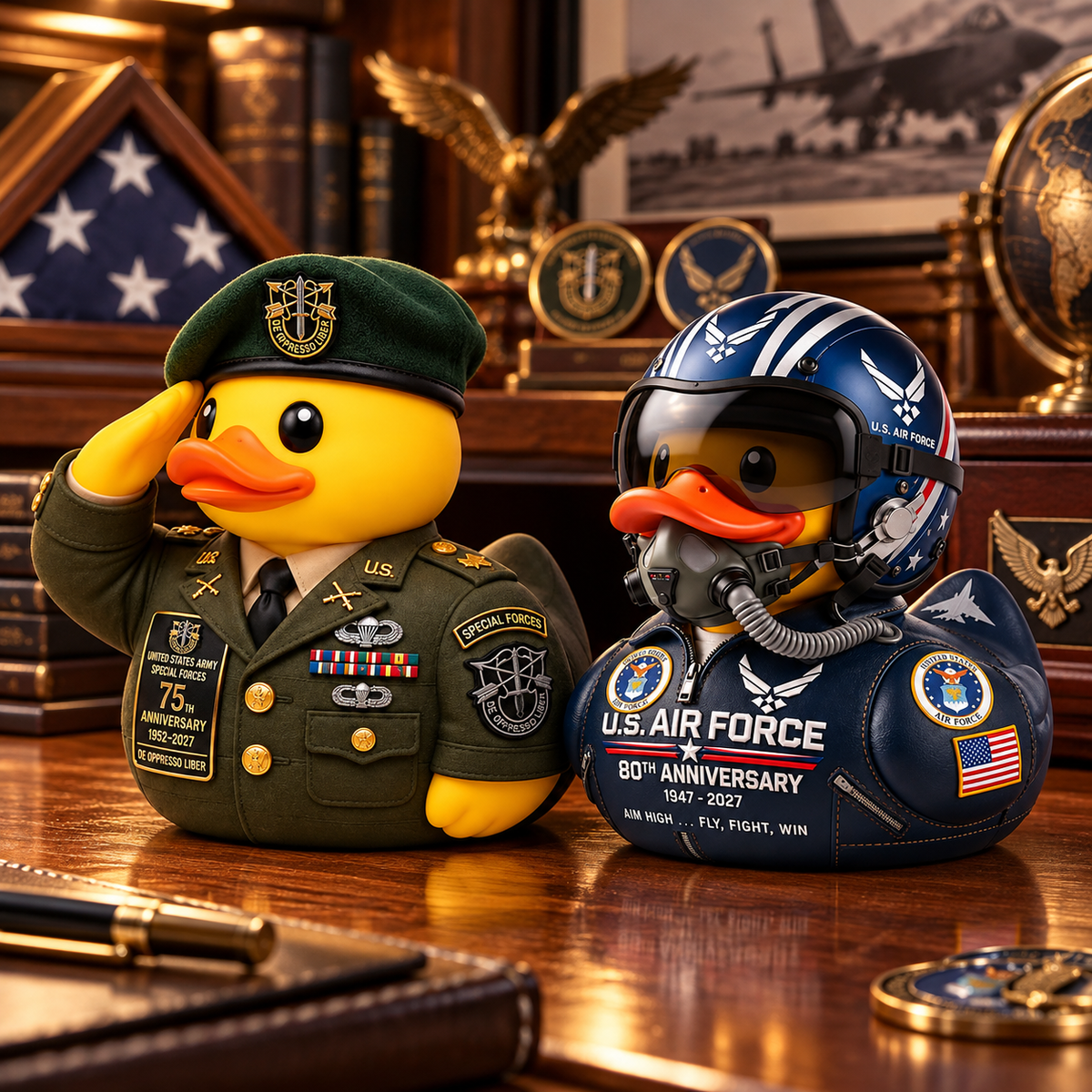 U.S. Military Heroes Anniversary Collectible Ducks – 2027 Edition