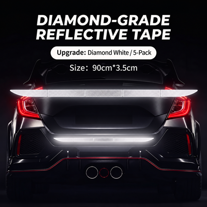 🔥Limited-time 50% off-Reflective Car Sticker Strips for Trunk & Rear Bumper