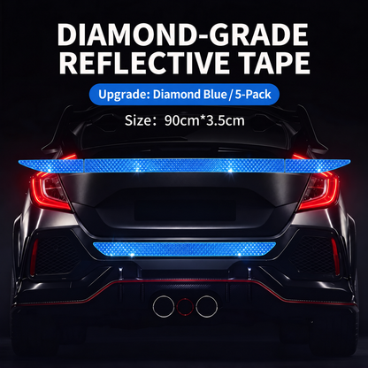 🔥Limited-time 50% off-Reflective Car Sticker Strips for Trunk & Rear Bumper
