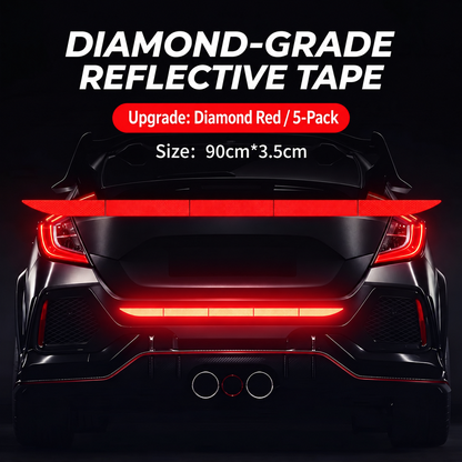 🔥Limited-time 50% off-Reflective Car Sticker Strips for Trunk & Rear Bumper