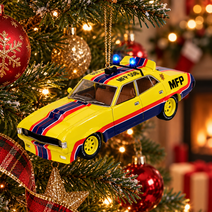 Mad Max MFP Interceptor Christmas Ornament