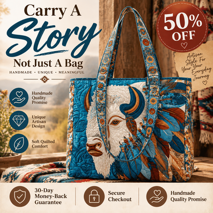 ✨Handmade Native American Quilted Tote Bag