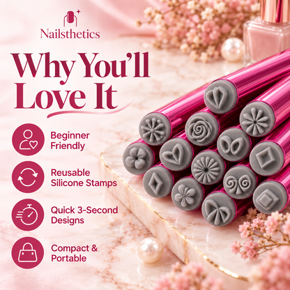 💅✨ Nail Art Stamp Pen – Beautiful Nails Made Easy