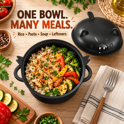 🔥 Complete Kitchenware & Tableware Set with Strainer Lid, Handle, Spoon, Fork & Chopsticks 🍴