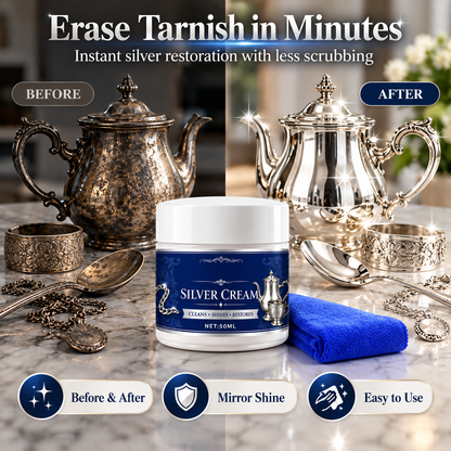 ✨ Professional Silver Revival Cream – Tarnish Removal & Shine Restoration