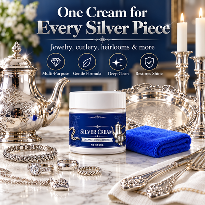 ✨ Professional Silver Revival Cream – Tarnish Removal & Shine Restoration