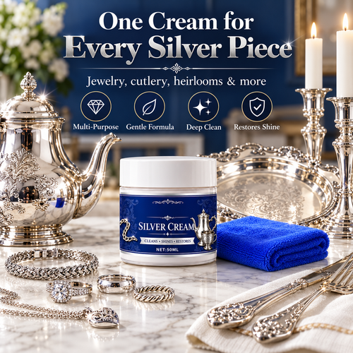 ✨ Professional Silver Revival Cream – Tarnish Removal & Shine Restoration