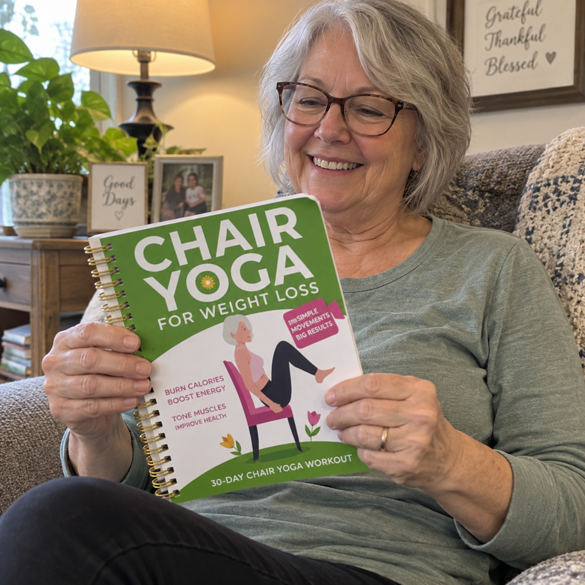 Chair Yoga for Seniors Over 60 – 40+ Gentle Exercises for Strength, Mobility & Balance