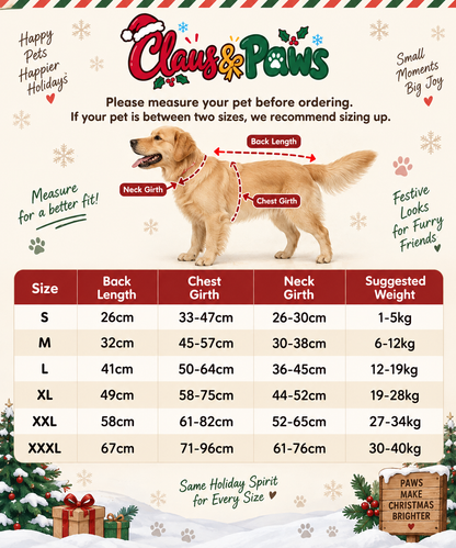 ✨Santa Sleigh Dog Costume