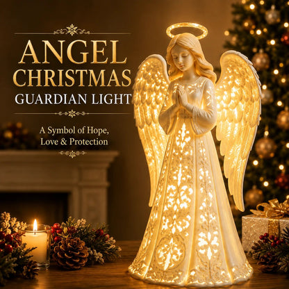✨ Praying Angel Light Ornament – A Glowing Symbol of Hope, Love & Protection 🤍