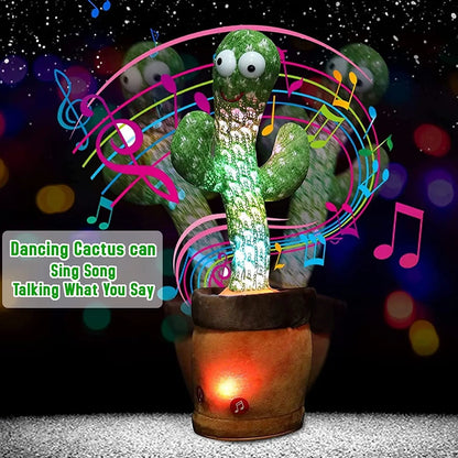 ✨ VIRAL FAVORITE – 50% OFF Today | Rechargeable Dancing Talking Cactus Toy | Singing, Mimicking & LED Light-Up Fun for All Ages