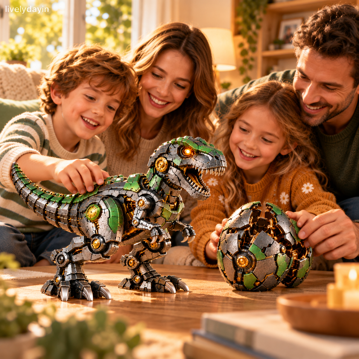 🦖 🥚🔥 Mechanical T-Rex Egg – From Mysterious Egg to Mighty Robotic Dinosaur!⚙️✨