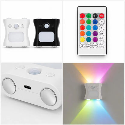 💡 LED Motion Sensor Wall Light – Automatic Wireless Lighting for Hallways, Stairs & More ✨
