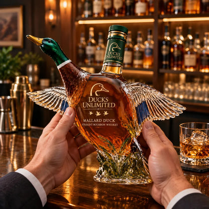 Mallard Duck 3D Whiskey Bottle – Flying Duck Collector's Edition