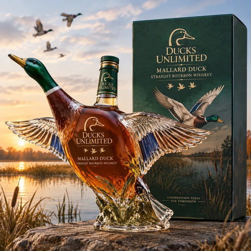 Mallard Duck 3D Whiskey Bottle – Flying Duck Collector's Edition