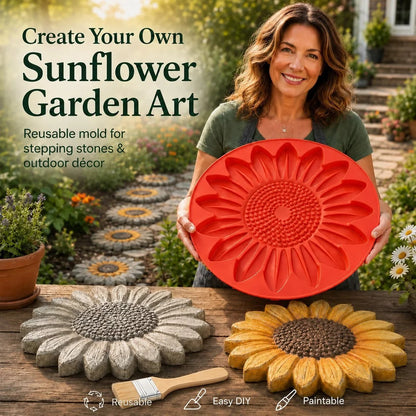 🌻 Reusable Animal-Themed Garden Art Mold – DIY Concrete Stepping Stone & Outdoor Decor ✨