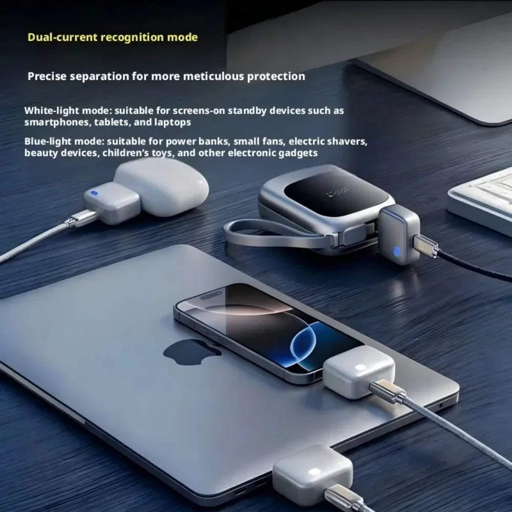 140W Smart USB-C Charging Adapter – Auto Power-Off & Phone Stand