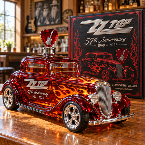 ZZ TOP Hot Rod Whiskey Decanter