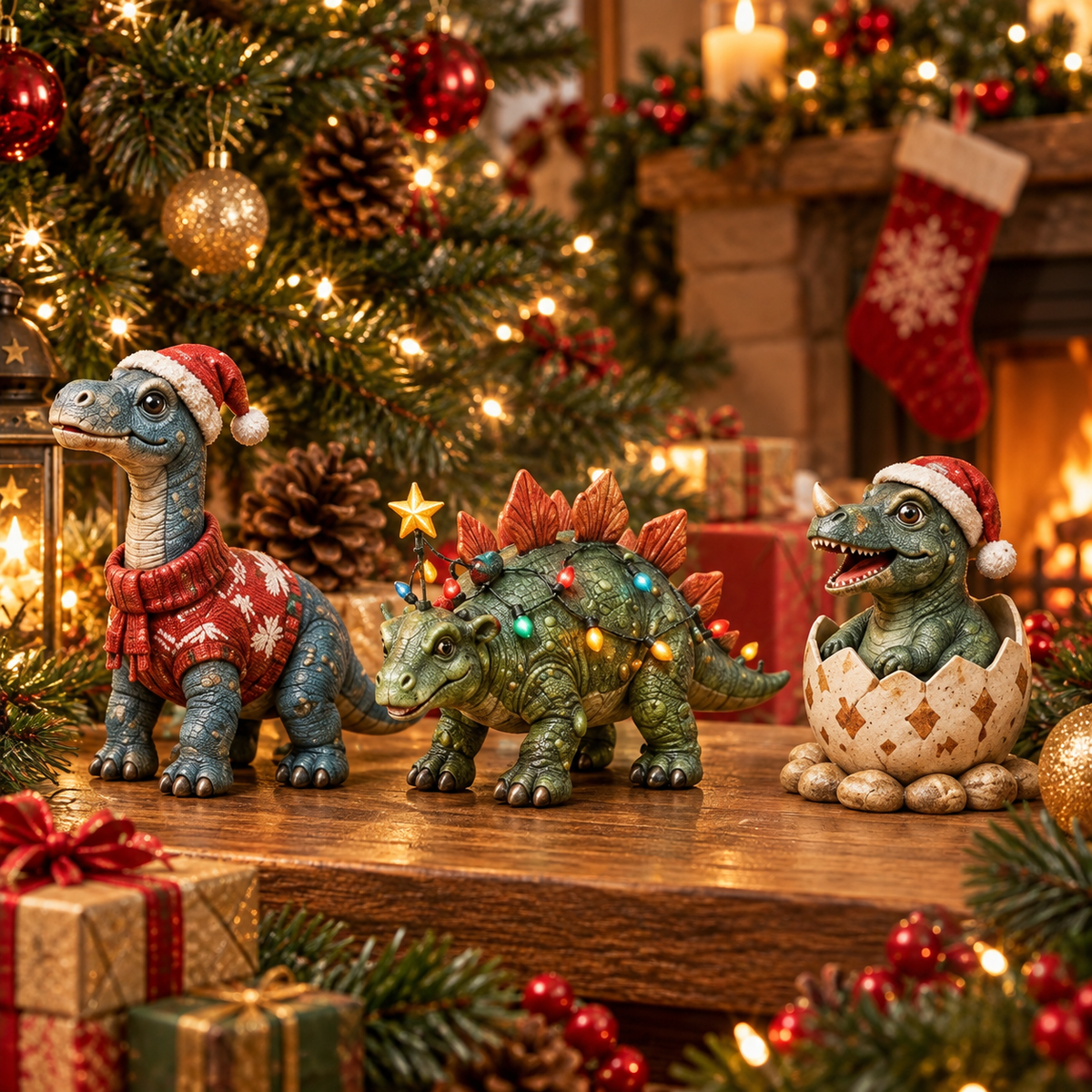 🦖🎄 24 Days of Dinosaur Christmas Advent Calendar – 24 Collectible Dino Surprises 🎁