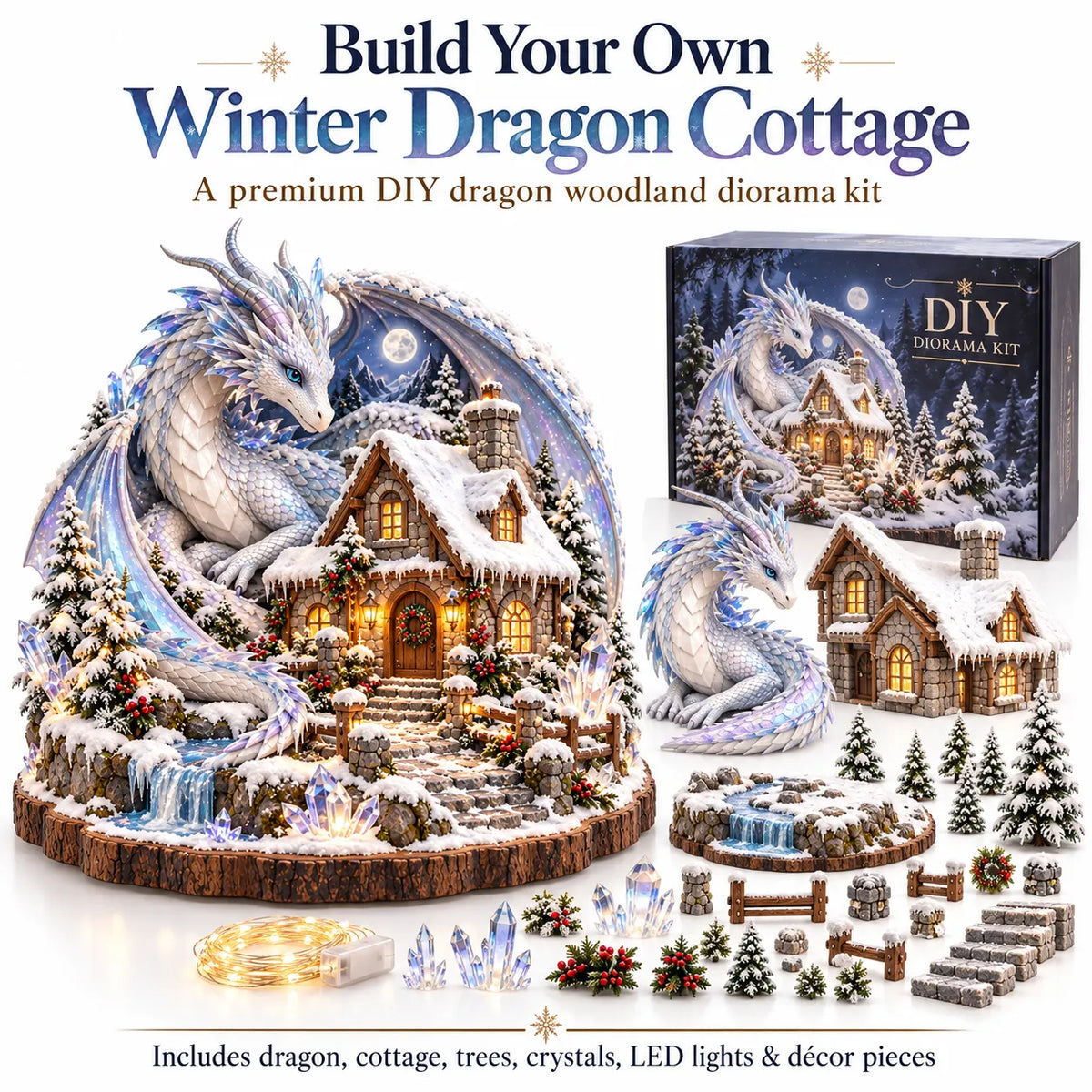 ❄️ Build Your Own Winter Dragon Cottage 🐉