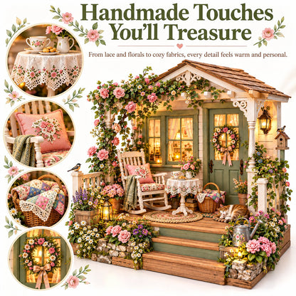 🌸 Build Your Own Cozy Cottage Porch Garden 🪑