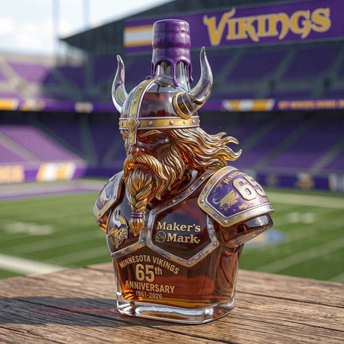 'God of War of the North' 3D Bust-Shaped Whiskey Bottle
