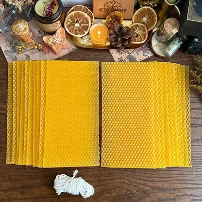 🔥HOT SALE🔥📢🕯️ DIY Beeswax Candle Making Kit (12-Piece Set) – Create Your Own Cozy Glow!