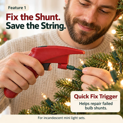🔫 Incandescent Christmas Light Fixer — Batteries Included | Save Your Strings 🎅