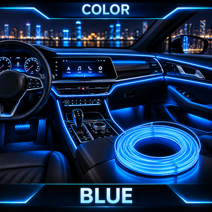 🚗✨ Car Interior LED Strip Lights – Ultra-Slim Ambient Lighting in 9 Colors