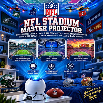 🔥LAST DAY 49% OFF-NfiGlow Football Light- Bring Authentic NFL Stadium Atmosphere Right To Your Home