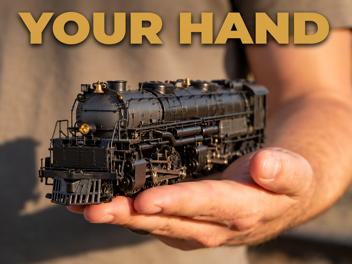 🚂 Big Boy 4014 – 85th Anniversary 3D Die-Cast Steam Locomotive Model✨