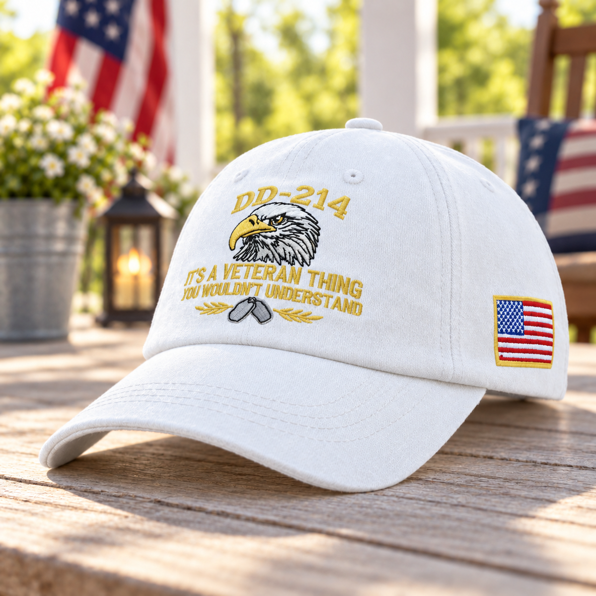 🔥 50% OFF — Handmade DD-214 Veteran Honor Embroidered Cap 🇺🇸 | Buy 2, Get Free Shipping