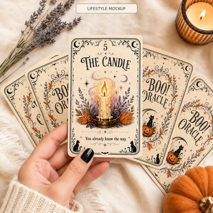 🎃 31 Nights of Halloween Oracle Deck – Sweet & Spooky Daily Messages 🔮